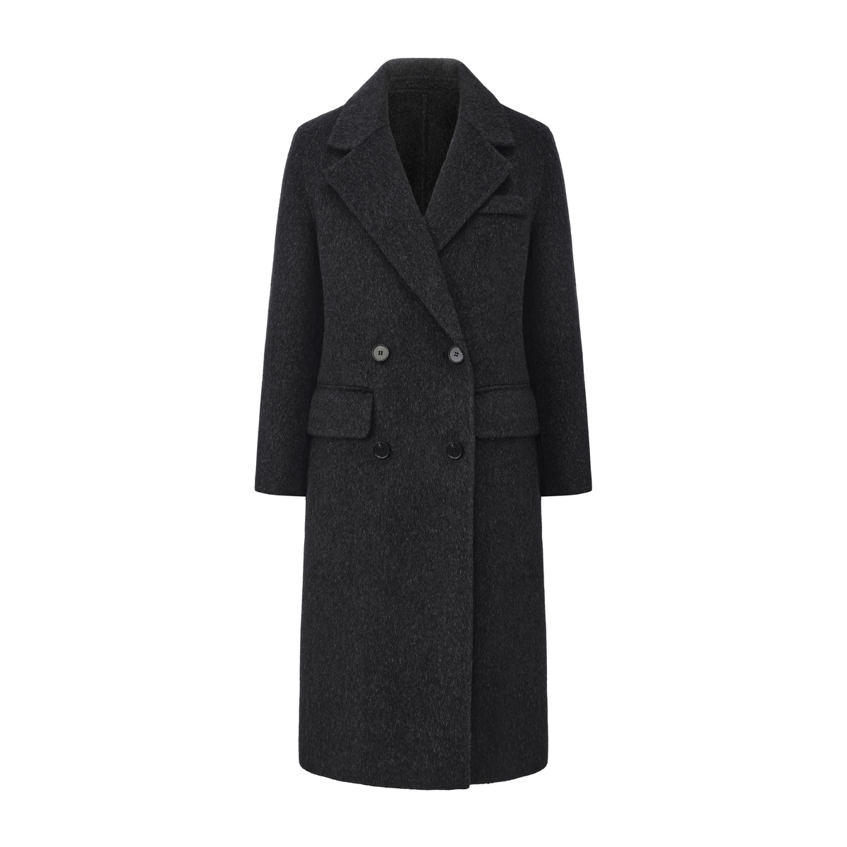Black Velvet - Wool Coat