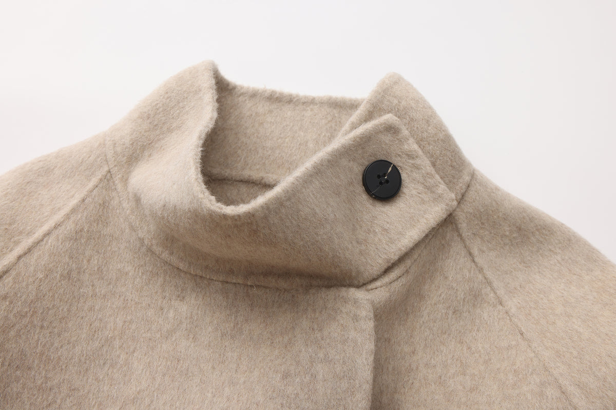 Oatmeal - Wool Coat