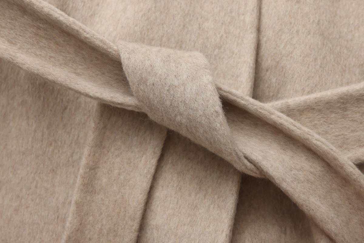 Oatmeal - Wool Coat