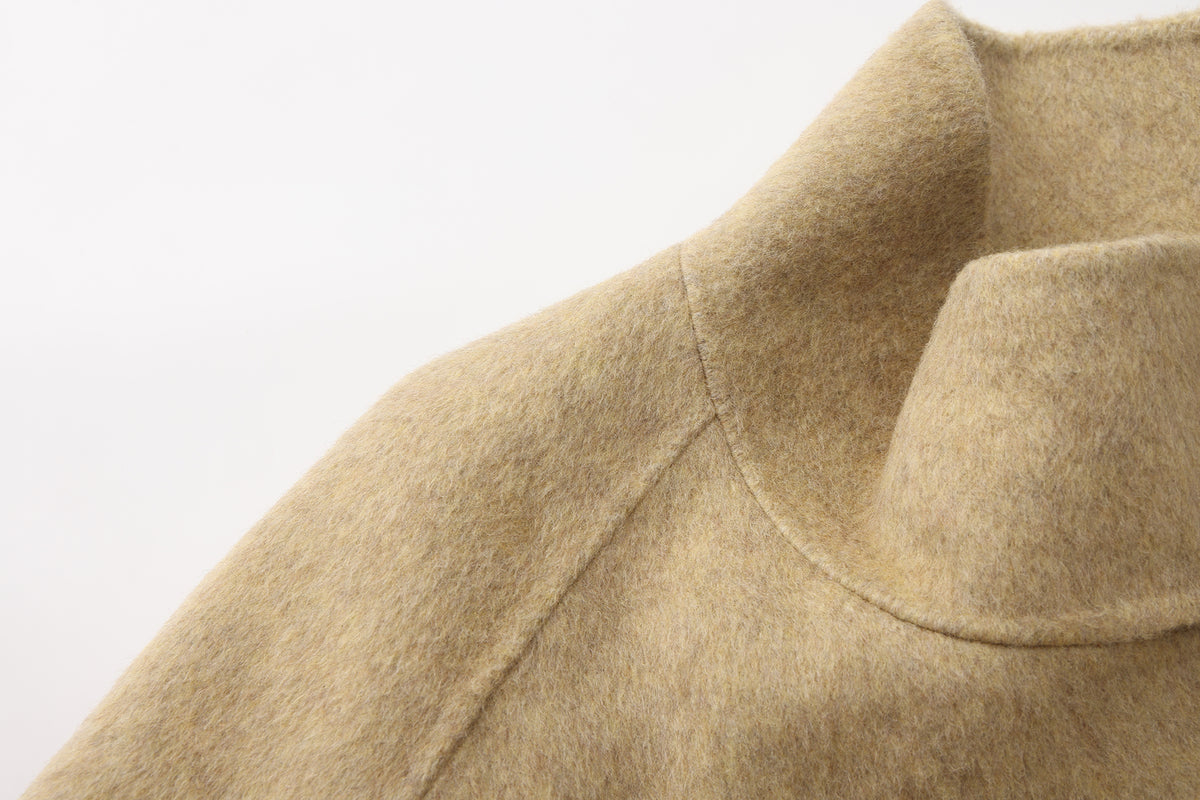 Lemon Curd Beige - Wool Coat