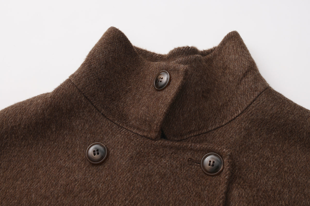 Cocoa Hazel - Short Wool Coat
