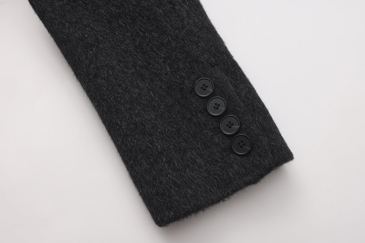 Black Velvet - Wool Coat