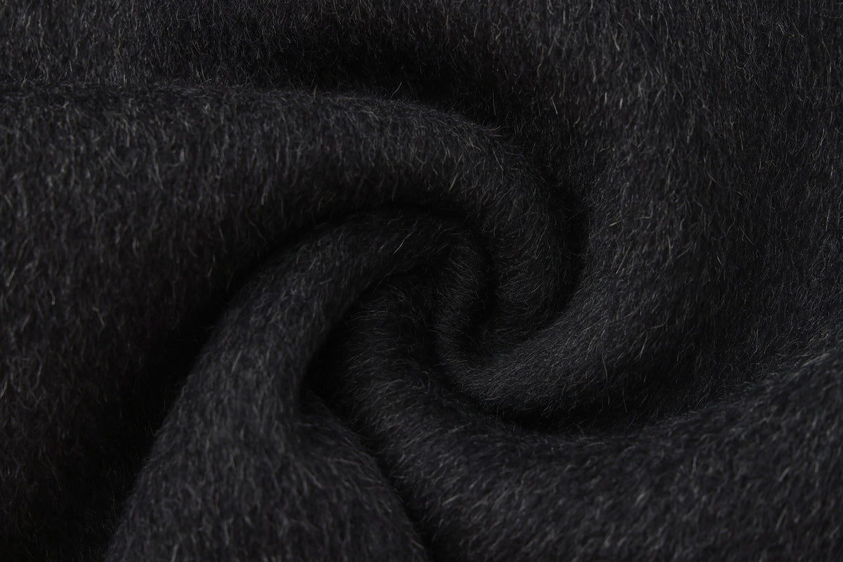 Black Velvet - Wool Coat