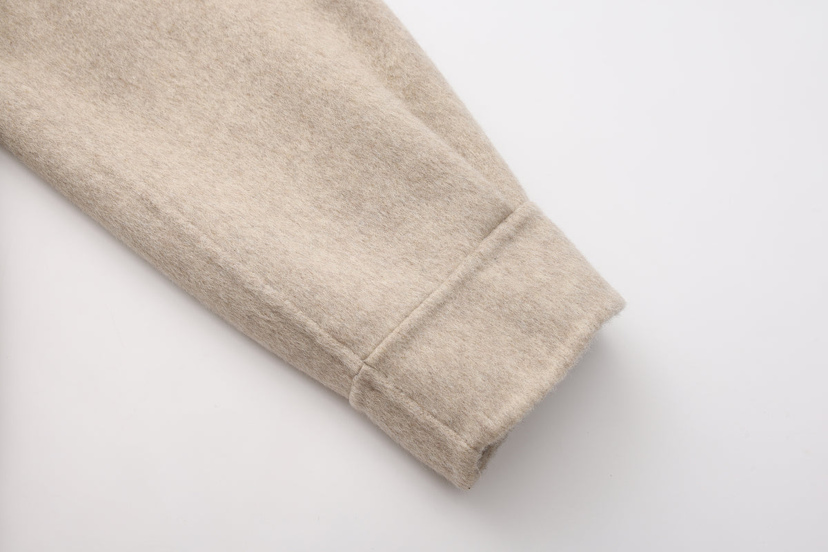 Oatmeal - Wool Coat
