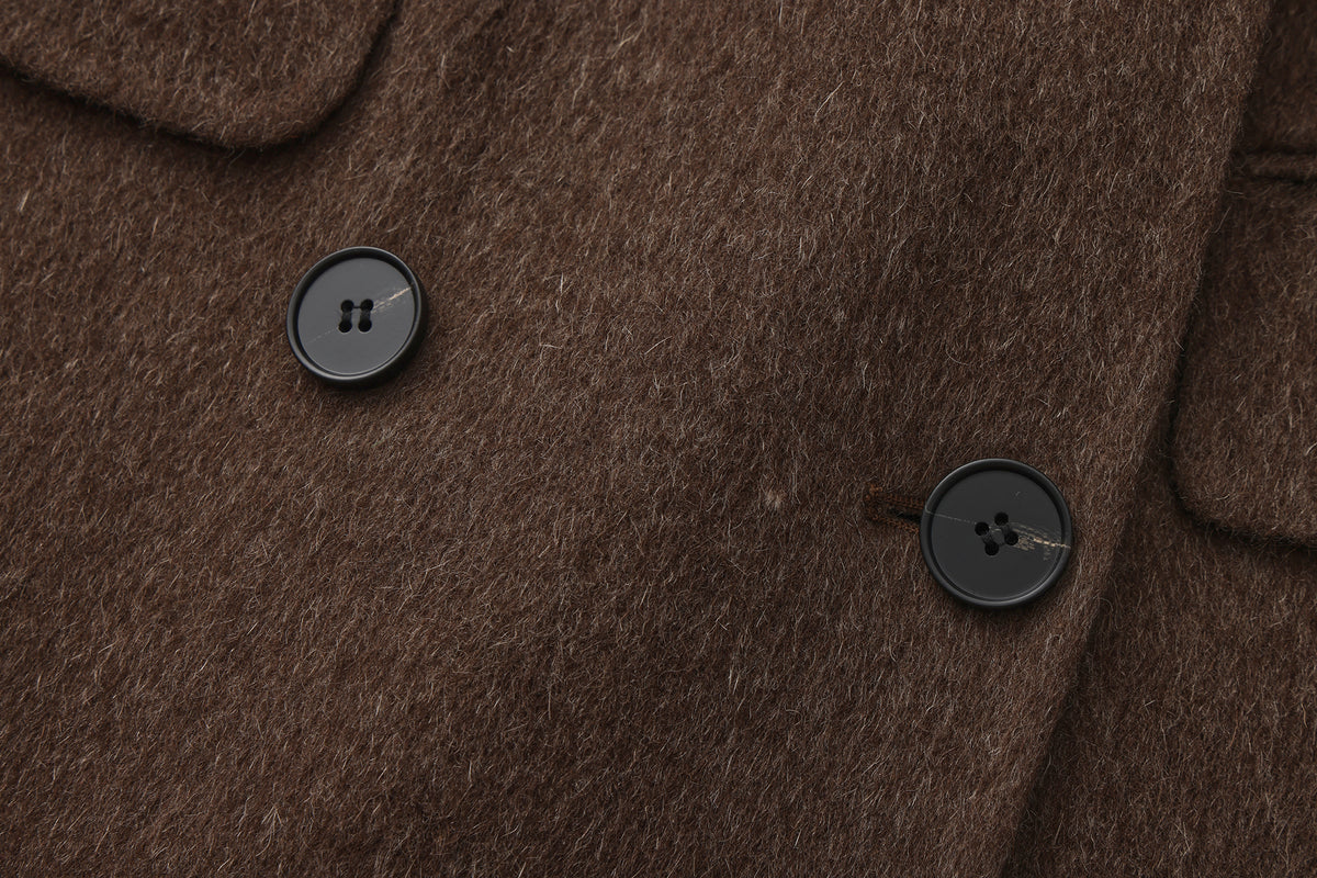 Chestnut Latte - Wool Coat
