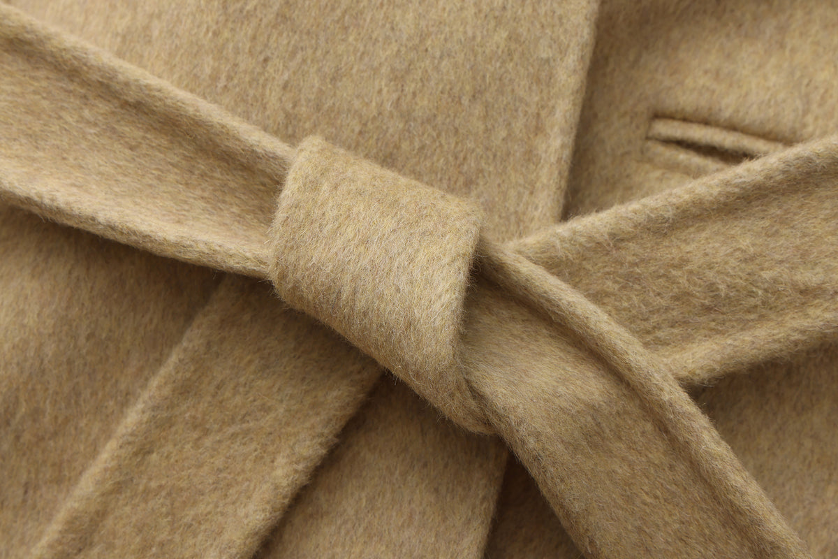 Lemon Curd Beige - Wool Coat