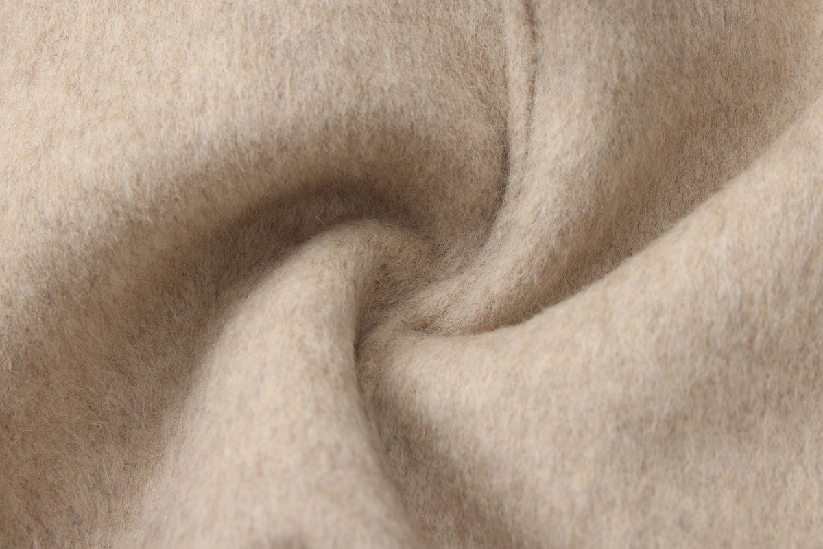 Oatmeal - Wool Coat