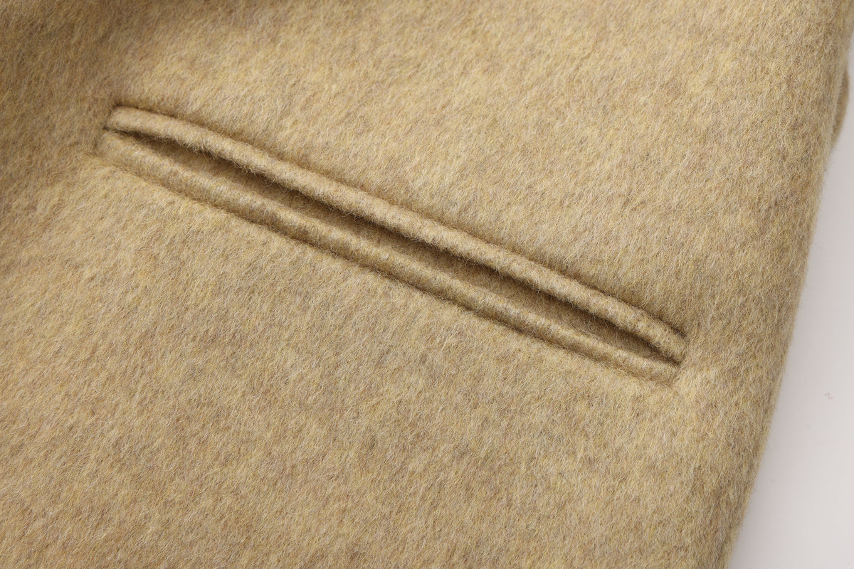 Lemon Curd Beige - Wool Coat