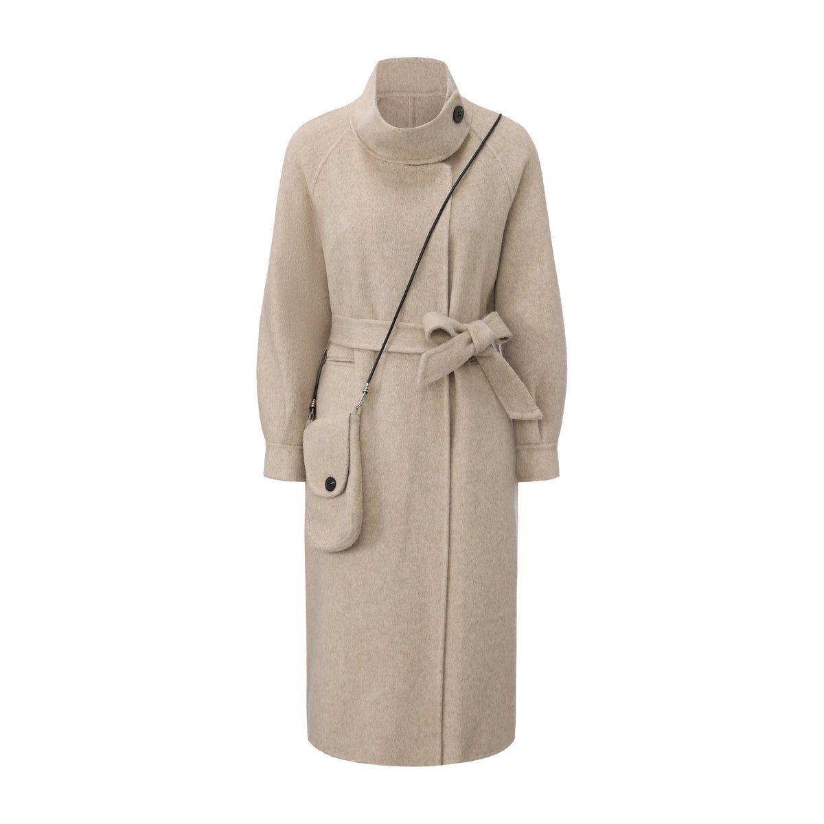 Oatmeal - Wool Coat