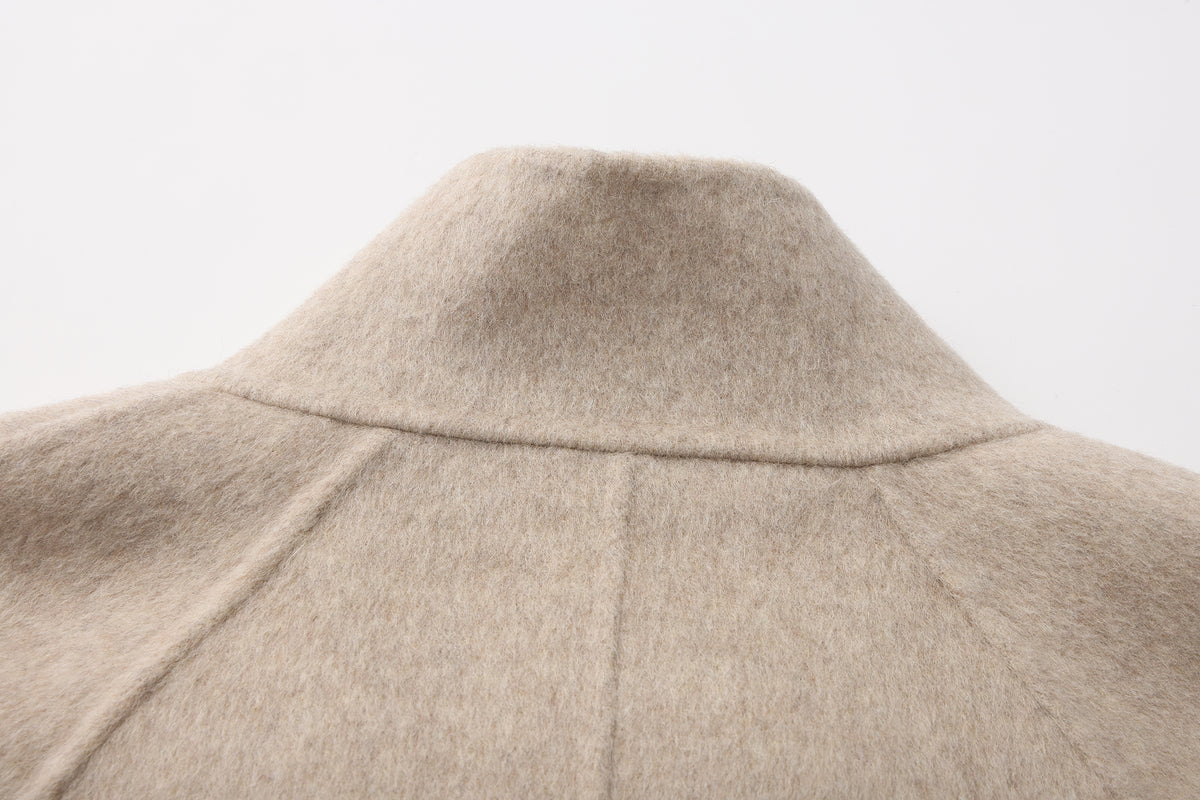 Oatmeal - Wool Coat